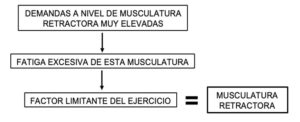 problemas de realizar una retracción escapular en el peso muerto.