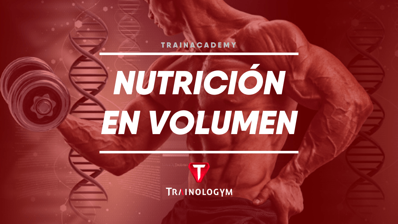 nutrición de volumen de entrenamiento
