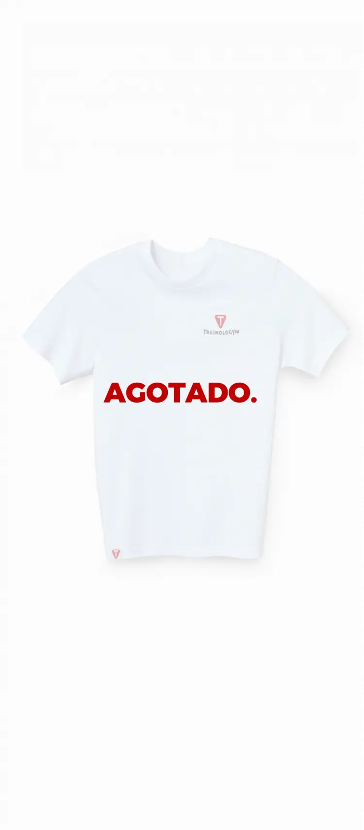Camiseta blanca logo pecho