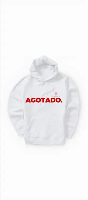 Sudadera gris con capucha