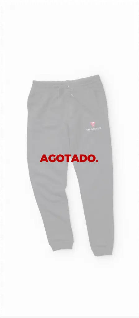 Pantalón negro chándal largo