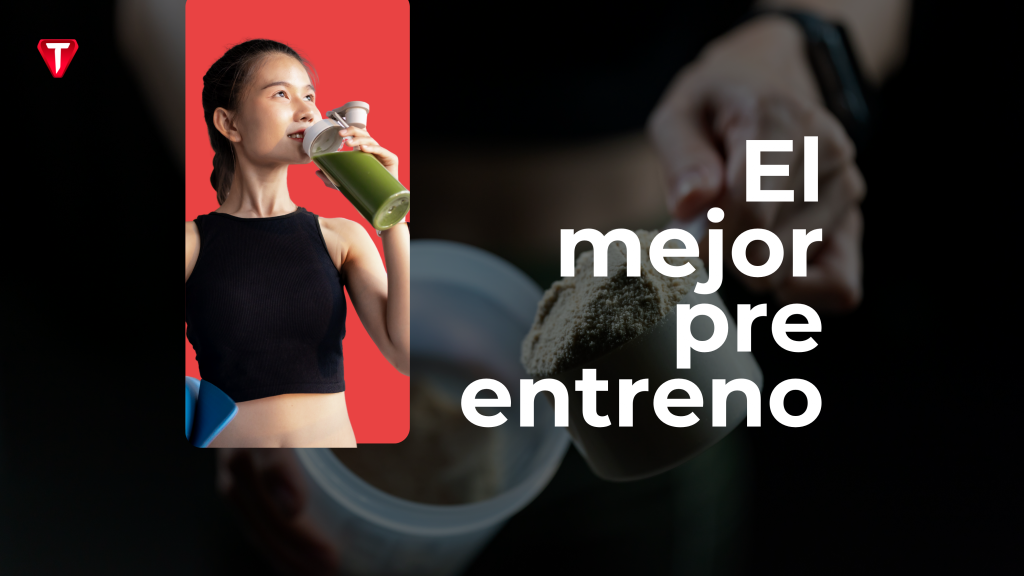 Poster para el post: ¿Qué Comer Antes de Entrenar? La Comida Pre Entreno Ideal para Mejorar tu Rendimiento
