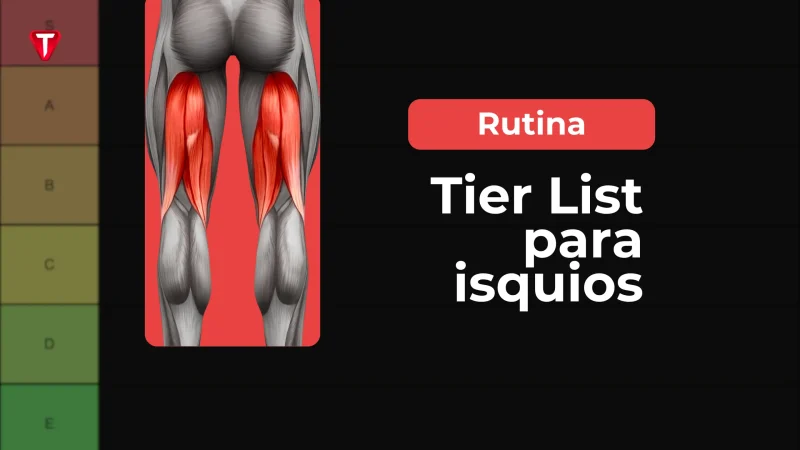 Tier List de ejercicios para isquios